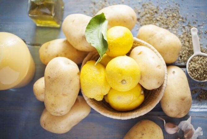 Citron a brambory